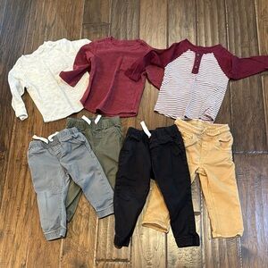 Toddler Long Sleeve Tops and Pants Set